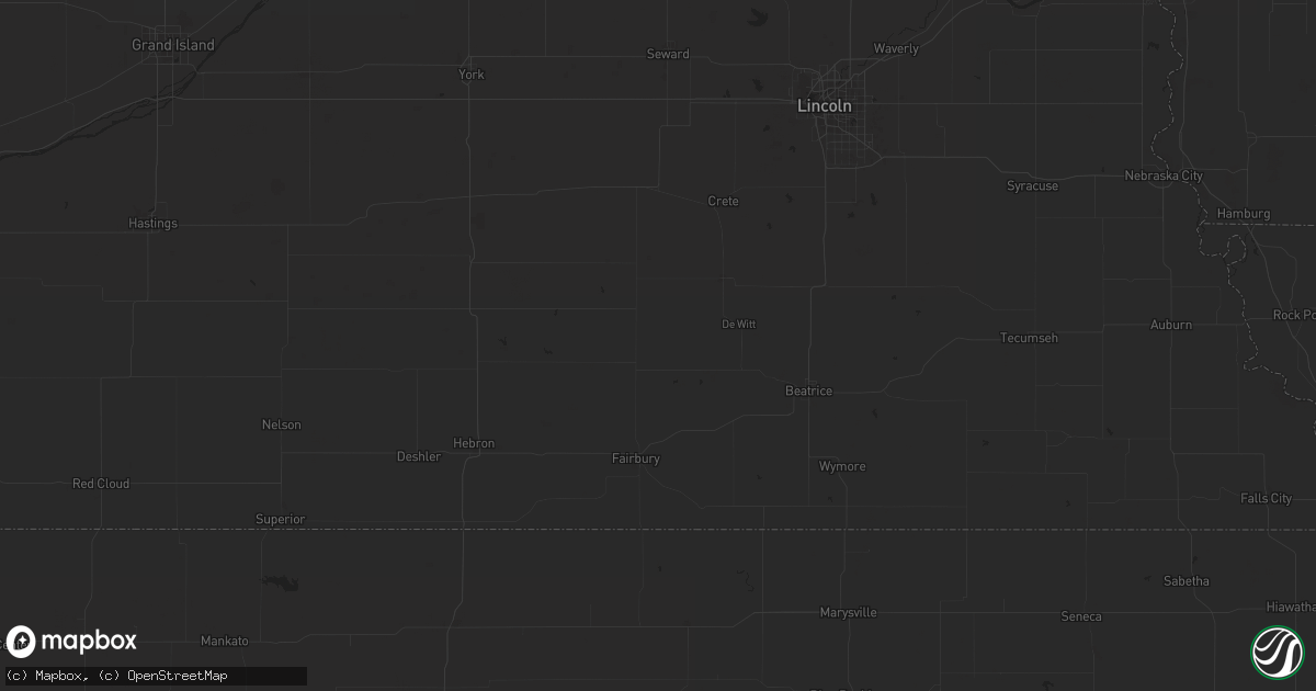 Hail Map in Satanta, KS on February 26, 2023 HailTrace